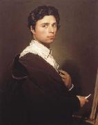Jean Auguste Dominique Ingres Self-portrait at the Easel (mk04) painting